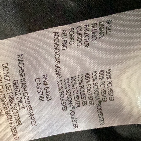 Andrew Marc black quilted parka jacket. Women’s size XXL - Picture 13 of 16